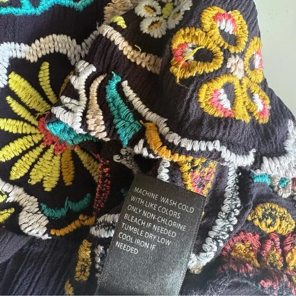 Idyllwind Women's Floral Haze Halter Crinkle Top Size Small - Picture 8 of 9